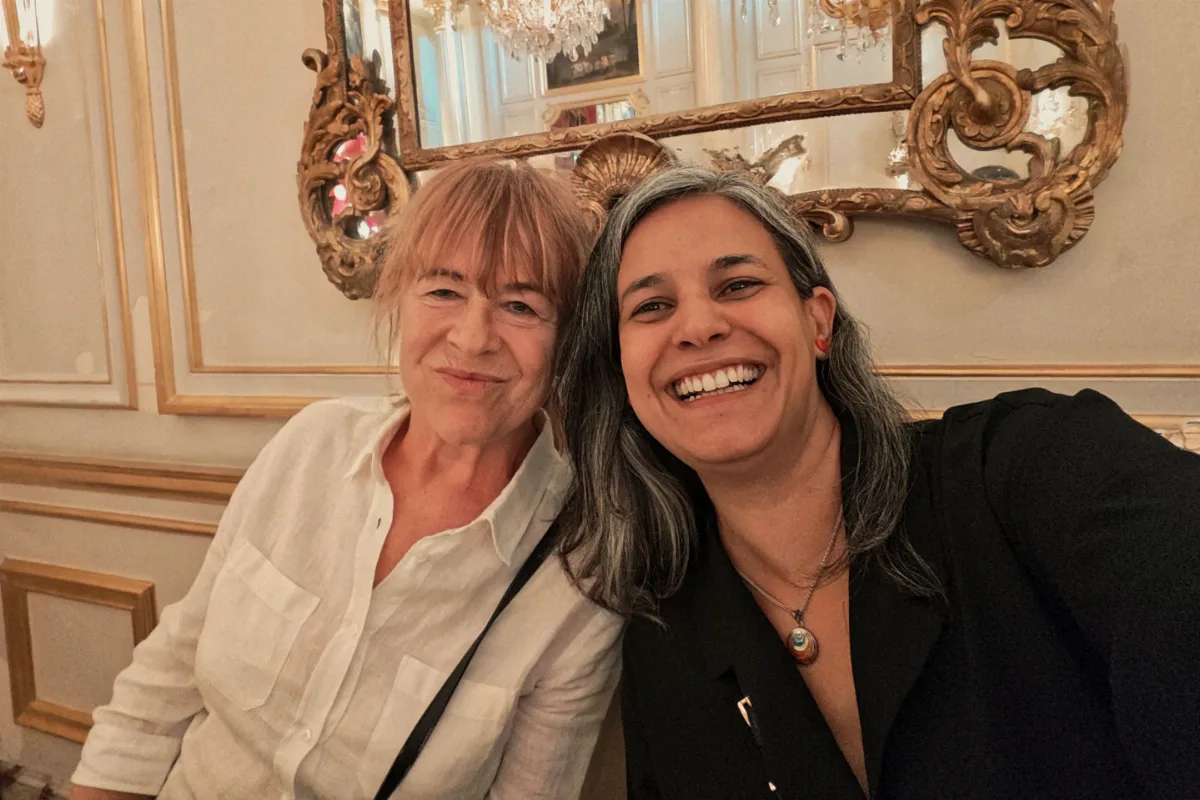 Mother-in-law and I at Les Grands Buffest